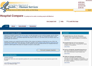 The Hospital Compare Web site added patient satisfaction to its online data in March