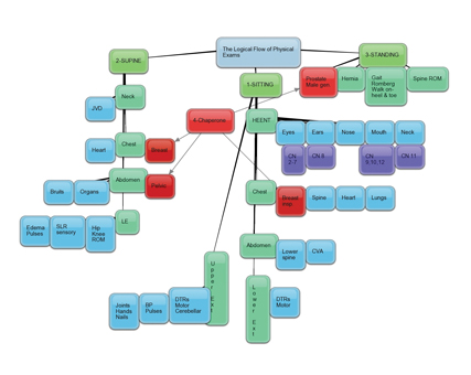 Neil Mehta FACP created a chart to help medical students develop a personal protocol to make periodic health exams easier It is available less-thana hrefequalshttpslashslashblogedutechblogspotcomslash2009slash11slashlogical-fl