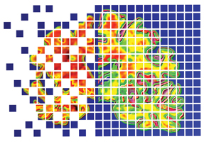 Conceptual computer artwork comparing a scan of a hemisphere from a normal brain right with one from a brain affected by Alzheimers disease Photo by Alfred PasiekaslashPhoto Researchers Inc