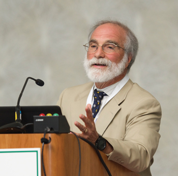 Stephen J Gluckman, MD, FACP, unpacked a host of pearls about Lyme disease and the ticks that carry it Photo by Kevin Berne