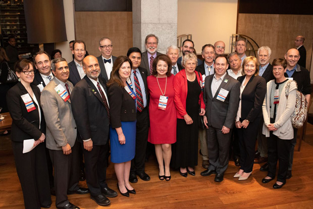 Members of the ACP Services Inc Political Action Committee convene the evening before Leadership Day attendees take to the hill Photo by Nick Klein